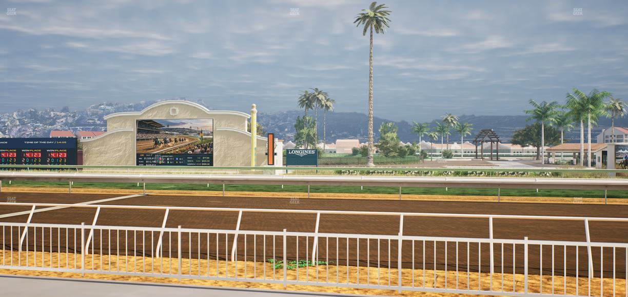 Del Mar Thoroughbred Club - Section Clubhouse Box 105 Lvl 1 Seat View