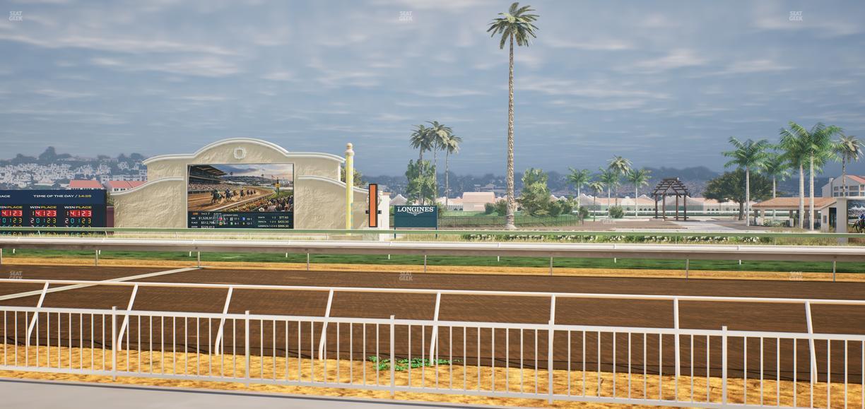 Del Mar Thoroughbred Club - Section Clubhouse Box 105 Lvl 1 Seat View
