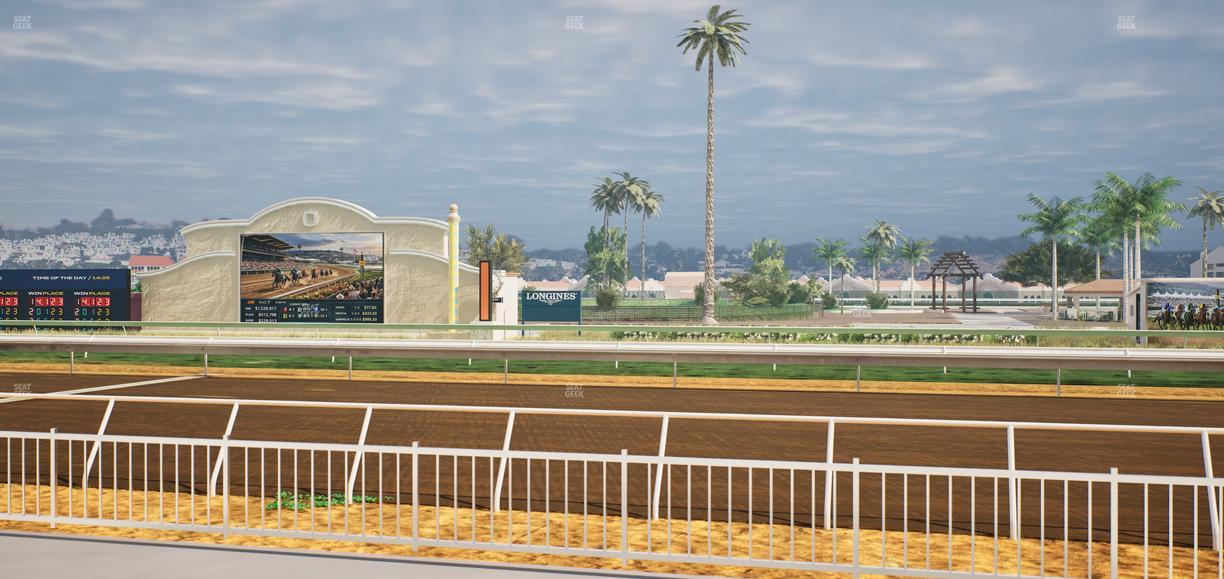 Del Mar Thoroughbred Club - Section Clubhouse Box 106 Lvl 1 Seat View