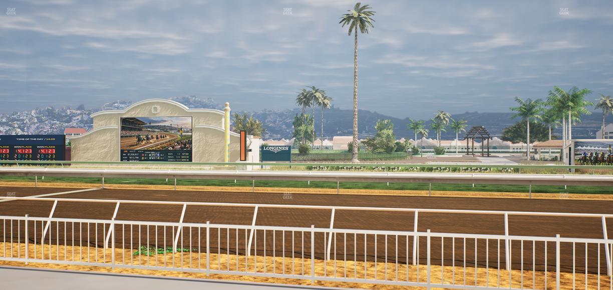 Del Mar Thoroughbred Club - Section Clubhouse Box 106 Lvl 1 Seat View