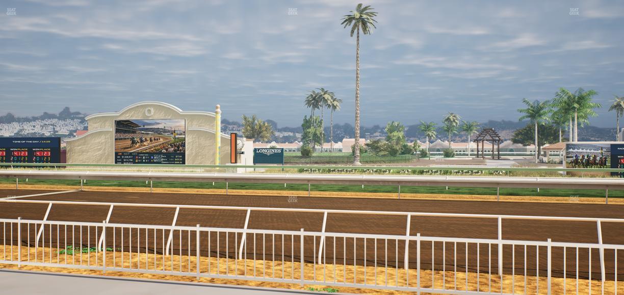 Del Mar Thoroughbred Club - Section Clubhouse Box 107 Lvl 1 Seat View