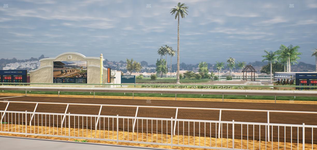 Del Mar Thoroughbred Club - Section Clubhouse Box 108 Lvl 1 Seat View