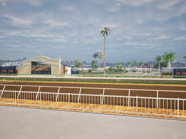 Del Mar Thoroughbred Club - Section Clubhouse Box 108 Lvl 1 Seat View