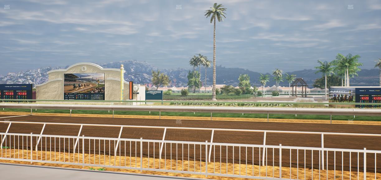 Del Mar Thoroughbred Club - Section Clubhouse Box 108 Lvl 1 Seat View
