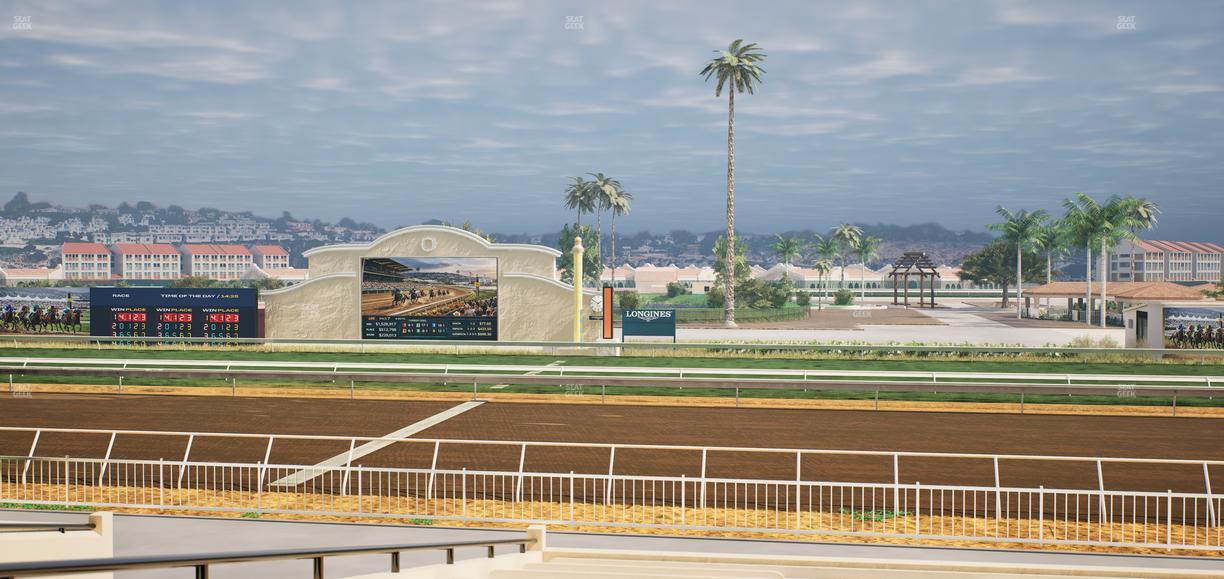 Del Mar Thoroughbred Club - Section Clubhouse Box 11 A Lvl 2 Seat View