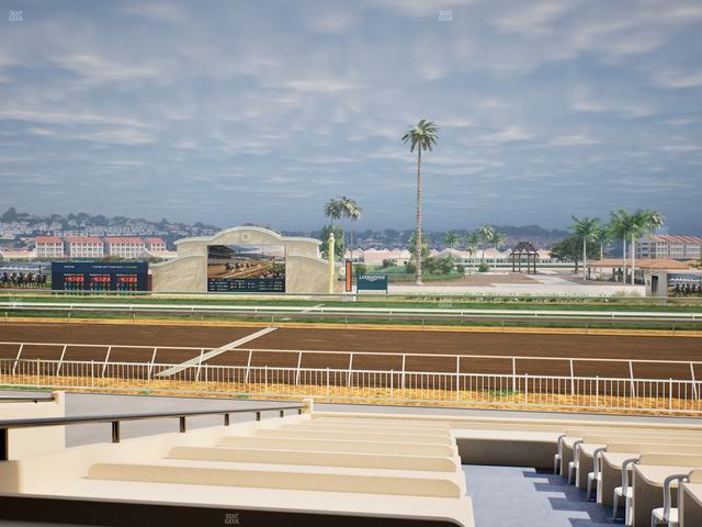 Del Mar Thoroughbred Club - Section Clubhouse Box 11 A Lvl 2 Seat View