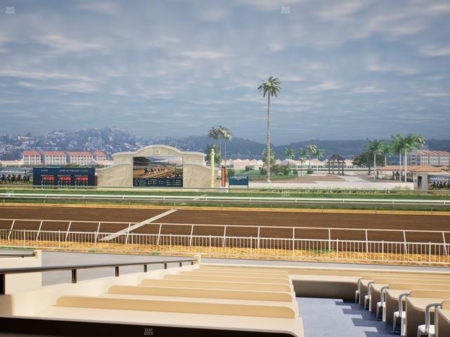 Del Mar Thoroughbred Club - Section Clubhouse Box 11 A Lvl 2 Seat View