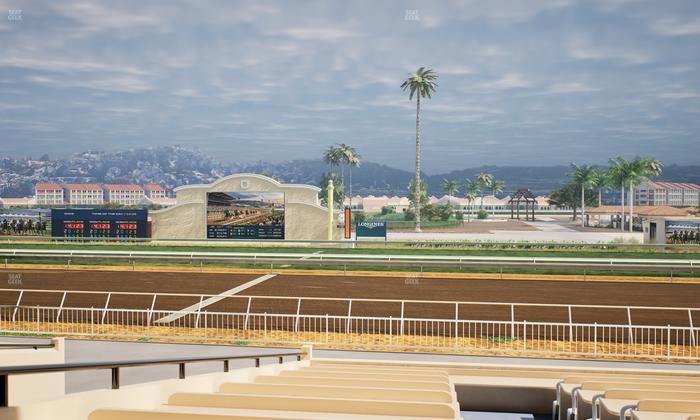 Del Mar Thoroughbred Club - Section Clubhouse Box 11 A Lvl 2 Seat View