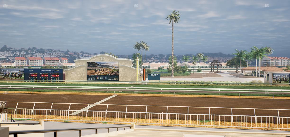 Del Mar Thoroughbred Club - Section Clubhouse Box 11 B Lvl 2 Seat View