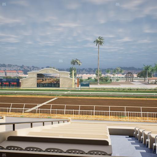 Del Mar Thoroughbred Club - Section Clubhouse Box 11 B Lvl 2 Seat View