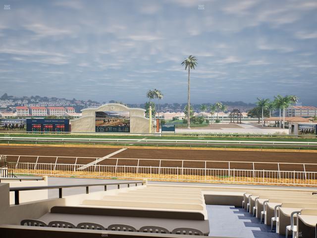 Del Mar Thoroughbred Club - Section Clubhouse Box 11 B Lvl 2 Seat View