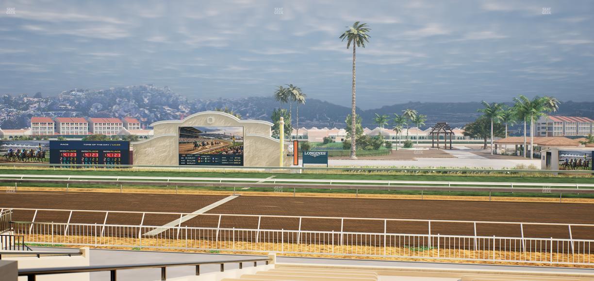 Del Mar Thoroughbred Club - Section Clubhouse Box 11 B Lvl 2 Seat View