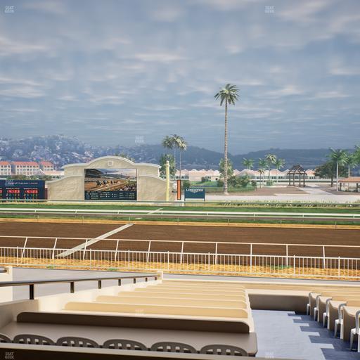 Del Mar Thoroughbred Club - Section Clubhouse Box 11 B Lvl 2 Seat View