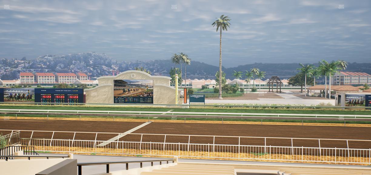 Del Mar Thoroughbred Club - Section Clubhouse Box 11 C Lvl 2 Seat View