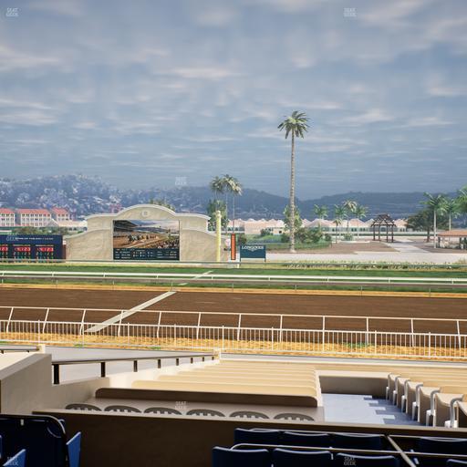 Del Mar Thoroughbred Club - Section Clubhouse Box 11 C Lvl 2 Seat View