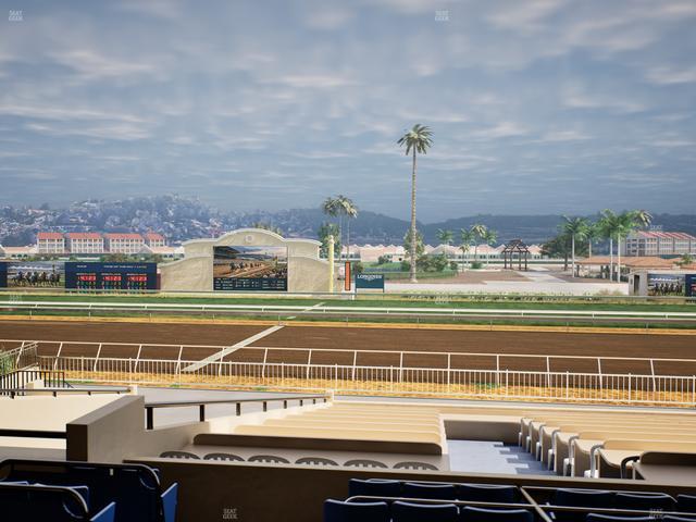 Del Mar Thoroughbred Club - Section Clubhouse Box 11 C Lvl 2 Seat View
