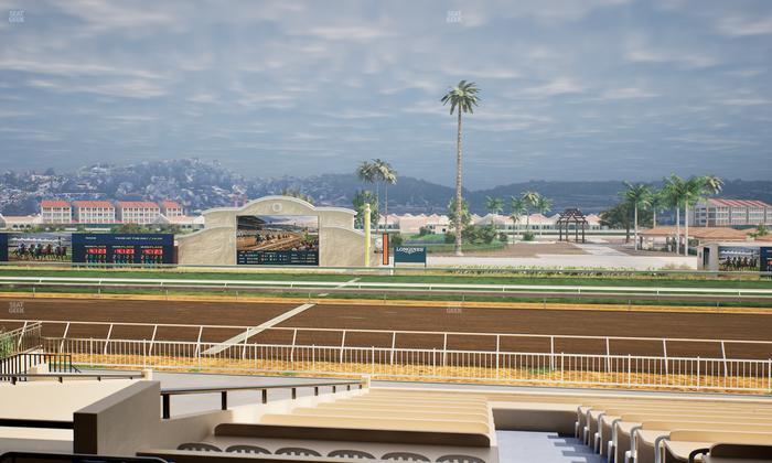Del Mar Thoroughbred Club - Section Clubhouse Box 11 C Lvl 2 Seat View