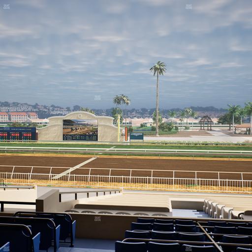 Del Mar Thoroughbred Club - Section Clubhouse Box 11 D Lvl 2 Seat View