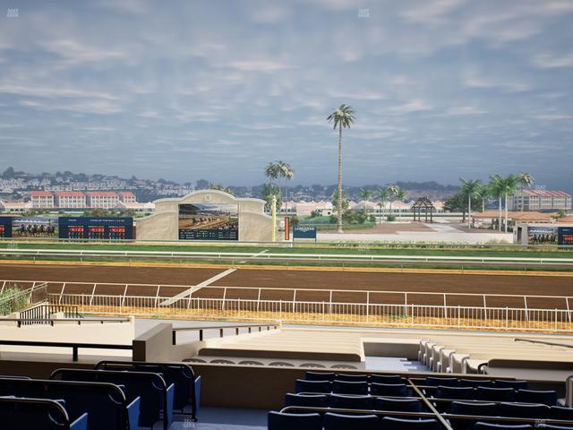 Del Mar Thoroughbred Club - Section Clubhouse Box 11 D Lvl 2 Seat View