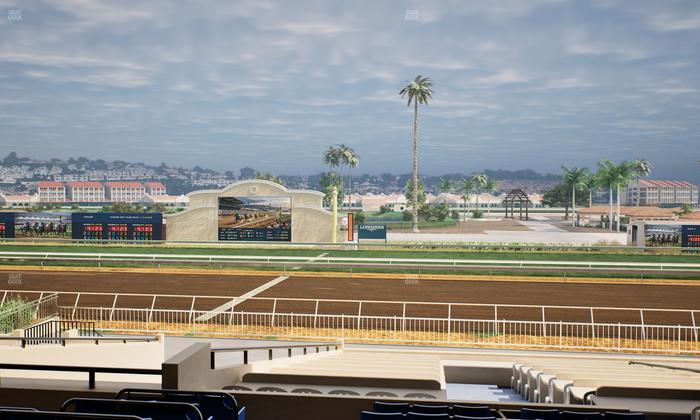 Del Mar Thoroughbred Club - Section Clubhouse Box 11 D Lvl 2 Seat View