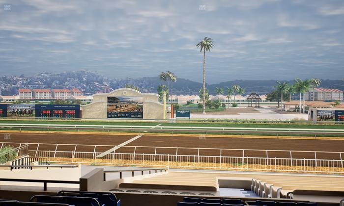 Del Mar Thoroughbred Club - Section Clubhouse Box 11 D Lvl 2 Seat View