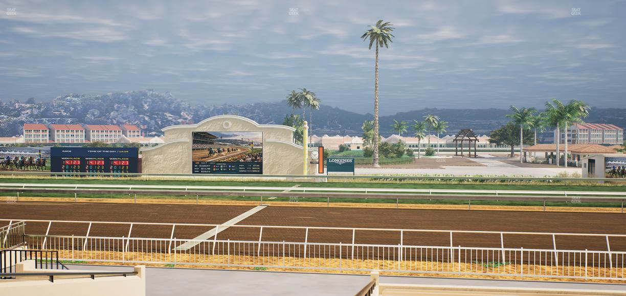 Del Mar Thoroughbred Club - Section Clubhouse Box 12 A Lvl 2 Seat View