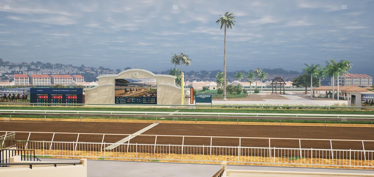 Del Mar Thoroughbred Club - Section Clubhouse Box 12 A Lvl 2 Seat View