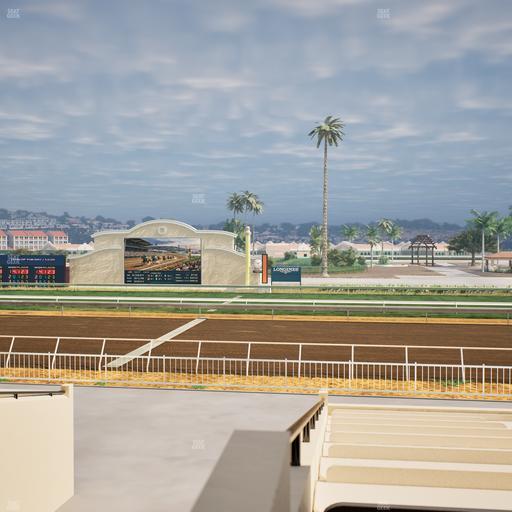 Del Mar Thoroughbred Club - Section Clubhouse Box 12 A Lvl 2 Seat View