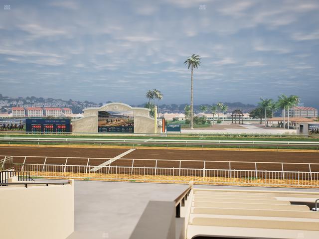 Del Mar Thoroughbred Club - Section Clubhouse Box 12 A Lvl 2 Seat View
