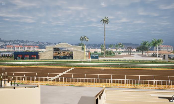 Del Mar Thoroughbred Club - Section Clubhouse Box 12 A Lvl 2 Seat View