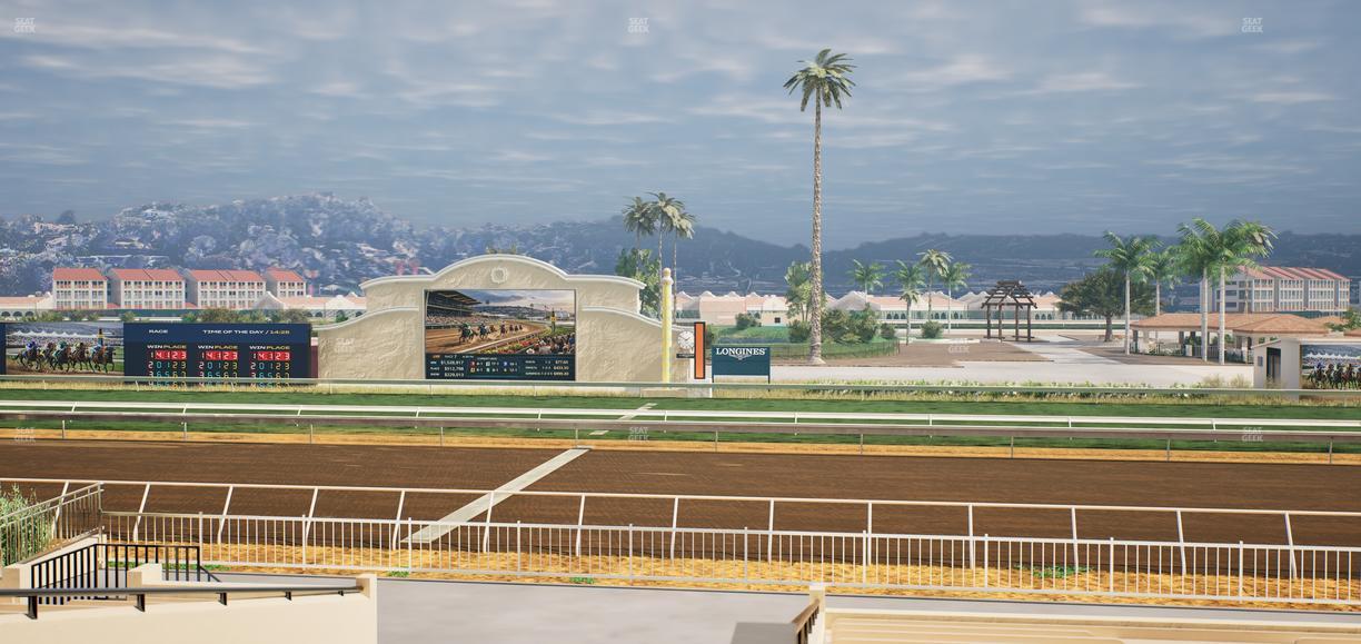 Del Mar Thoroughbred Club - Section Clubhouse Box 12 B Lvl 2 Seat View