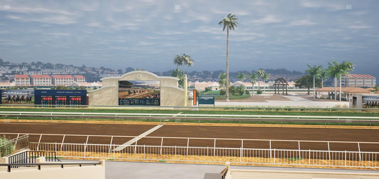 Del Mar Thoroughbred Club - Section Clubhouse Box 12 B Lvl 2 Seat View