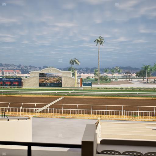 Del Mar Thoroughbred Club - Section Clubhouse Box 12 B Lvl 2 Seat View