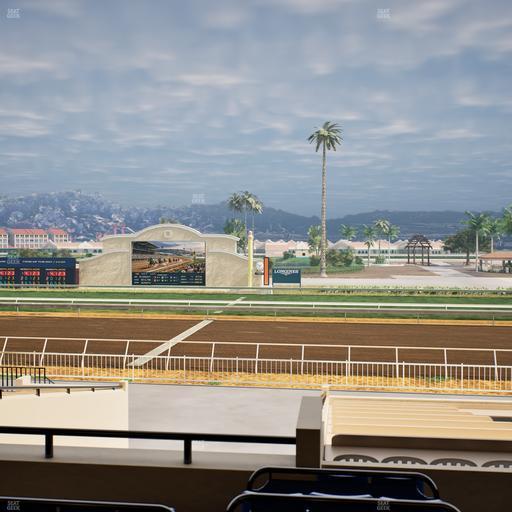 Del Mar Thoroughbred Club - Section Clubhouse Box 12 C Lvl 2 Seat View