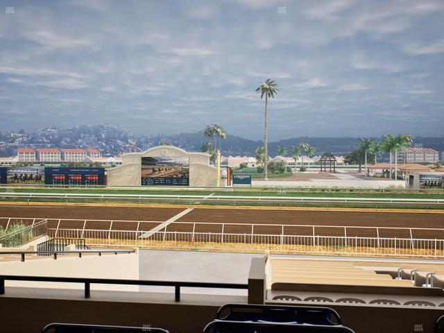 Del Mar Thoroughbred Club - Section Clubhouse Box 12 C Lvl 2 Seat View