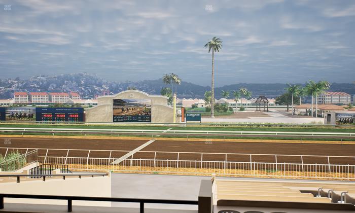 Del Mar Thoroughbred Club - Section Clubhouse Box 12 C Lvl 2 Seat View