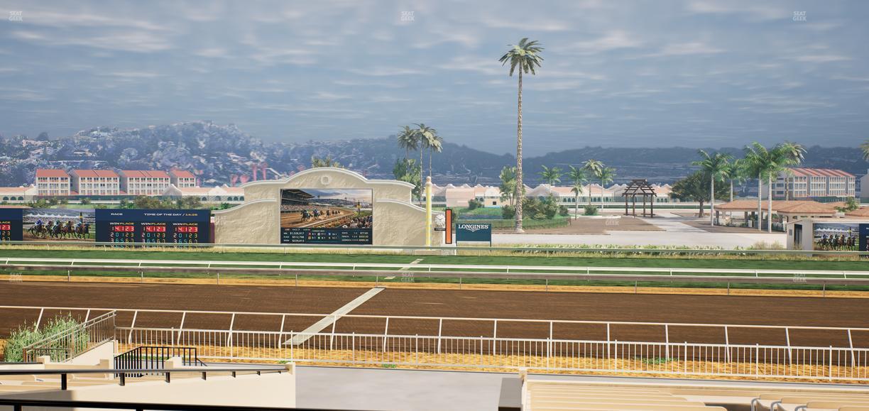 Del Mar Thoroughbred Club - Section Clubhouse Box 12 D Lvl 2 Seat View
