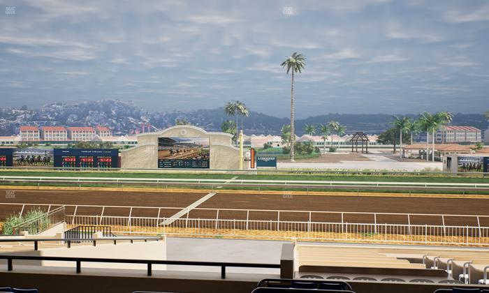 Del Mar Thoroughbred Club - Section Clubhouse Box 12 D Lvl 2 Seat View