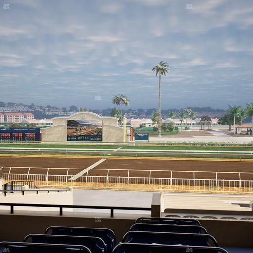 Del Mar Thoroughbred Club - Section Clubhouse Box 12 D Lvl 2 Seat View
