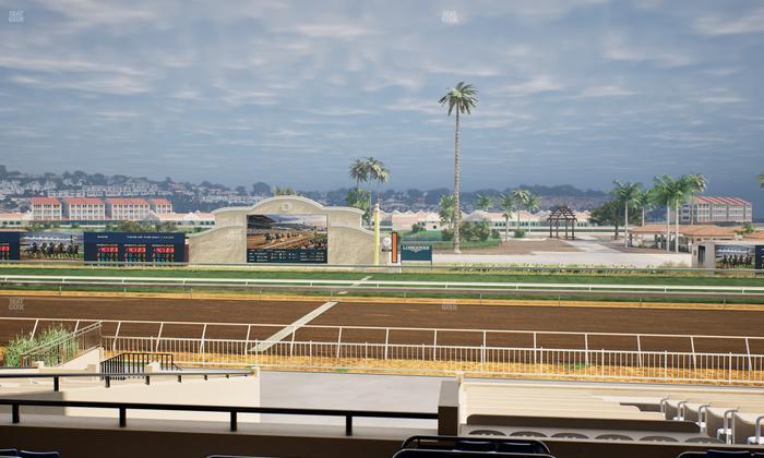 Del Mar Thoroughbred Club - Section Clubhouse Box 12 D Lvl 2 Seat View