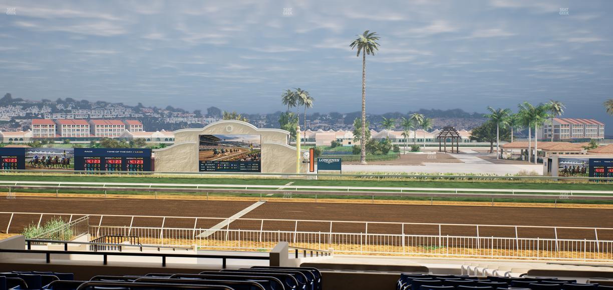 Del Mar Thoroughbred Club - Section Clubhouse Box 12 E Lvl 3 Seat View