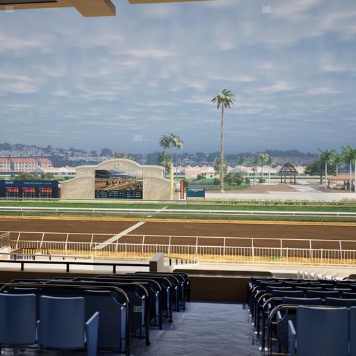 Del Mar Thoroughbred Club - Section Clubhouse Box 12 E Lvl 3 Seat View