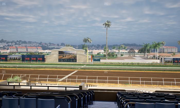 Del Mar Thoroughbred Club - Section Clubhouse Box 12 E Lvl 3 Seat View