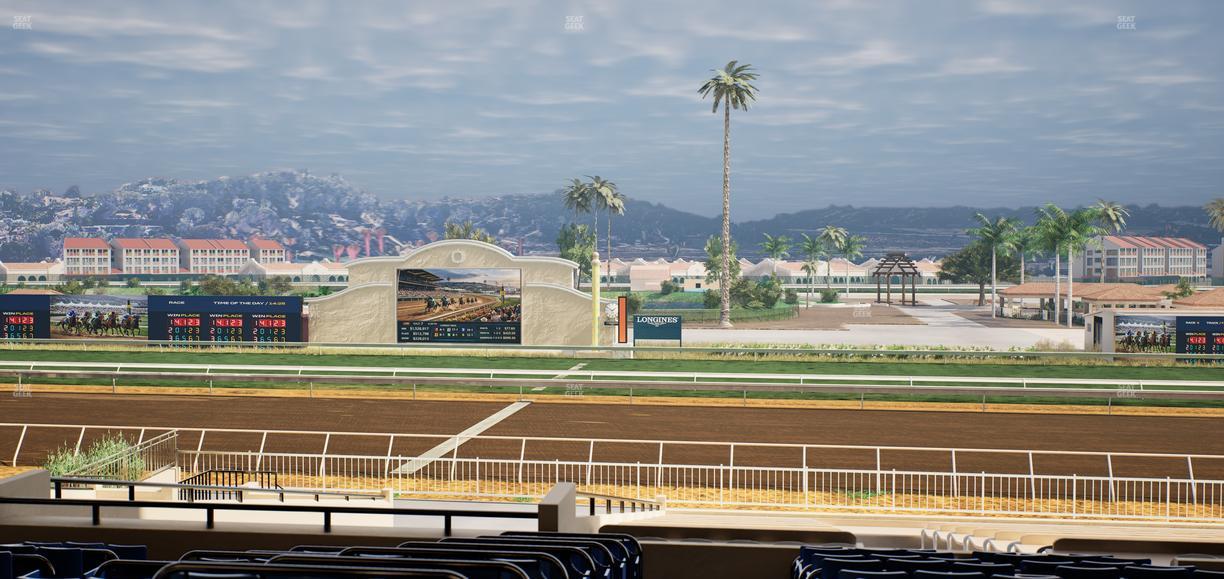 Del Mar Thoroughbred Club - Section Clubhouse Box 12 E Lvl 3 Seat View