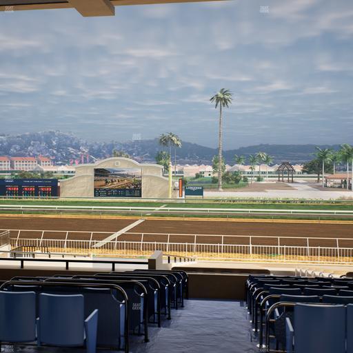 Del Mar Thoroughbred Club - Section Clubhouse Box 12 E Lvl 3 Seat View