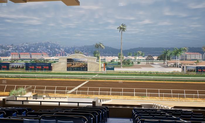 Del Mar Thoroughbred Club - Section Clubhouse Box 12 F Lvl 3 Seat View