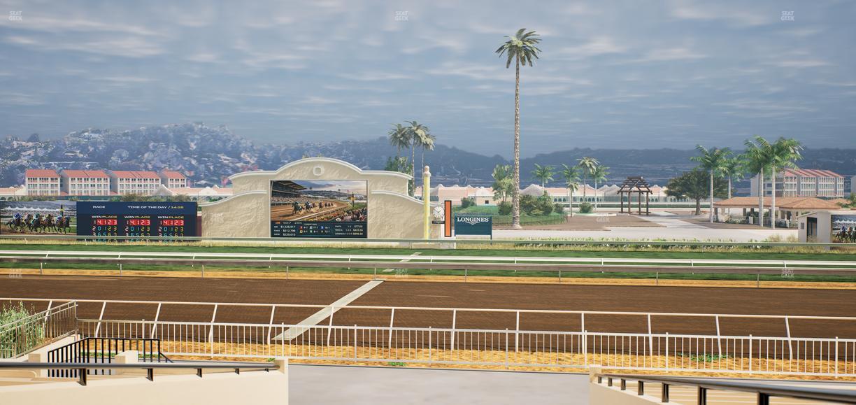 Del Mar Thoroughbred Club - Section Clubhouse Box 13 A Lvl 2 Seat View