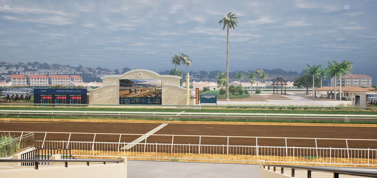 Del Mar Thoroughbred Club - Section Clubhouse Box 13 A Lvl 2 Seat View
