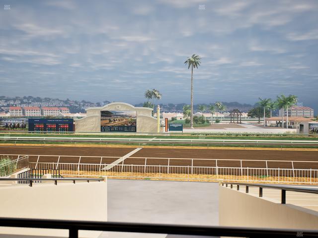 Del Mar Thoroughbred Club - Section Clubhouse Box 13 A Lvl 2 Seat View