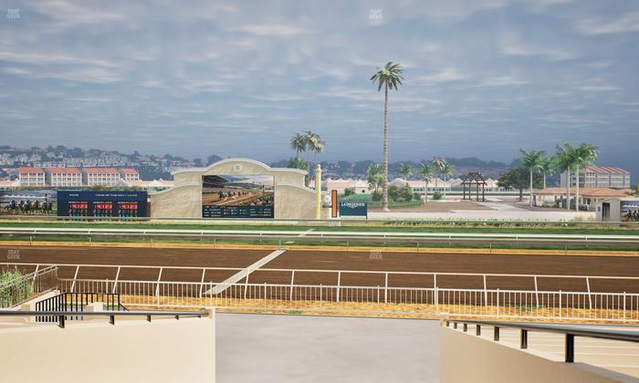 Del Mar Thoroughbred Club - Section Clubhouse Box 13 A Lvl 2 Seat View